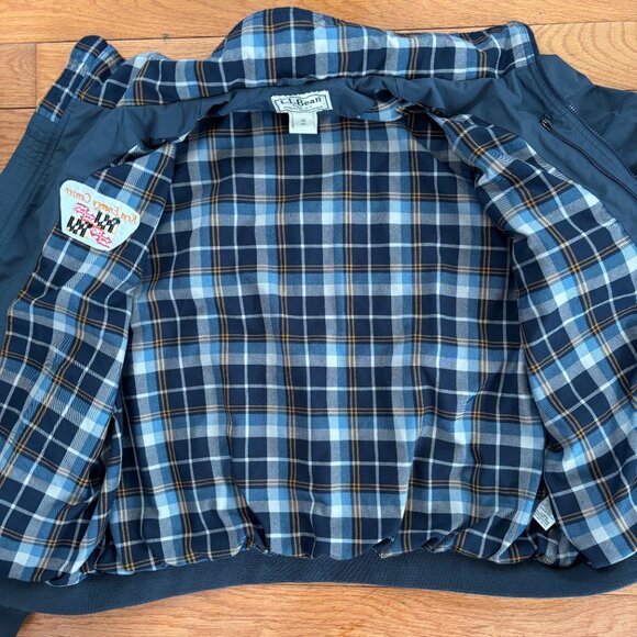 Vtg LL Bean Plaid Blanket‎ Lined Jacket Mens XL Insulated Grandpa Jacket Outdoor - Picture 4 of 8